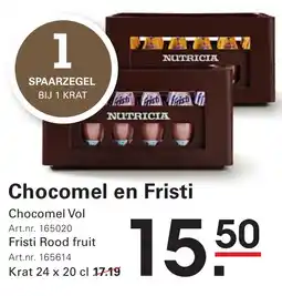 Sligro Chocomel en Fristi aanbieding