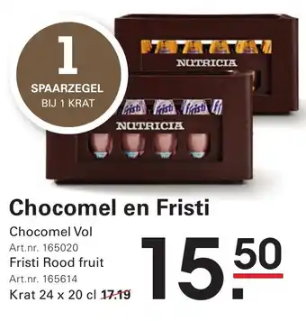 Sligro Chocomel en Fristi aanbieding