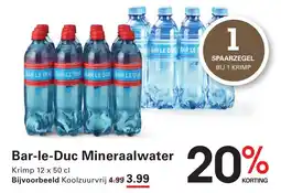 Sligro Bar-le-Duc Mineraalwater aanbieding