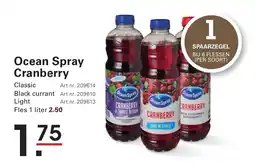 Sligro Ocean Spray Cranberry aanbieding
