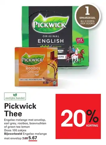 Sligro Pickwick Thee aanbieding