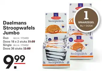 Sligro Daelmans Stroopwafels Jumbo aanbieding