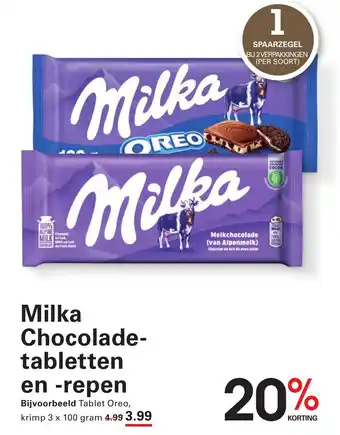Sligro Milka Chocolade tabletten en repen aanbieding