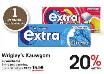 Sligro Wrigley's Kauwgom aanbieding