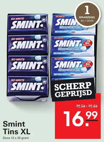 Sligro Smint Tins XL aanbieding