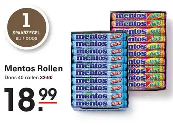 Sligro Mentos Rollen aanbieding