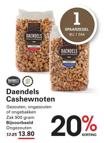 Sligro Daendels Cashewnoten aanbieding