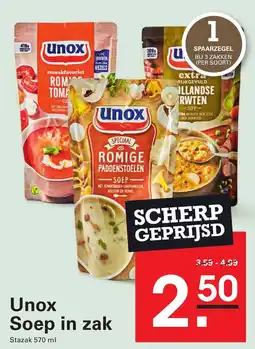 Sligro Unox Soep in zak aanbieding