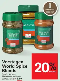 Sligro Verstegen World Spice Blends aanbieding