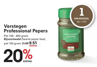 Sligro Verstegen Professional Pepers aanbieding