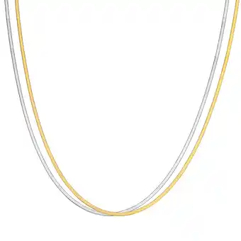 Douglas EASTSIDE Ketting van Edelstaal in Zilver/Goudkleurig aanbieding