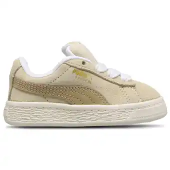 Foot Locker Puma Suede Babyschoenen - Beige - Maat 27 - Suède aanbieding
