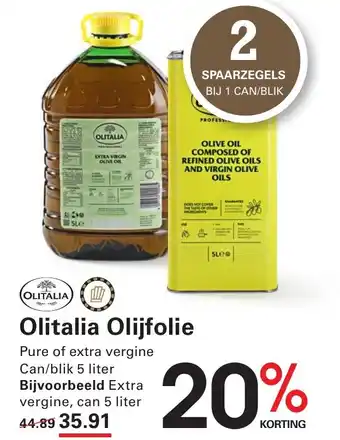 Sligro Olitalia Olijfolie aanbieding