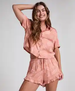 Hunkemoller Hunkemöller Pyjama shorts Beige aanbieding