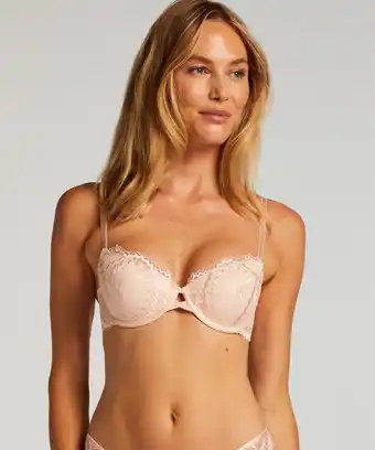 Hunkemoller Hunkemöller Voorgevormde beugel bh Jade Roze aanbieding