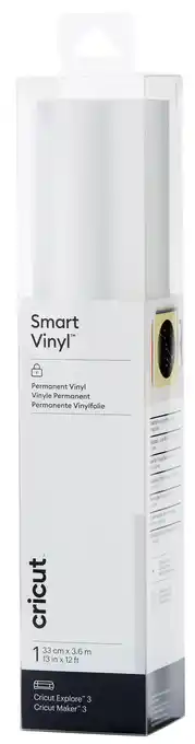 Coolblue Cricut Smart Vinyl Permanent 33x366 Shimmer Zilver aanbieding