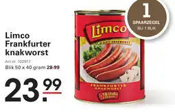 Sligro Limco Frankfurter knakworst aanbieding