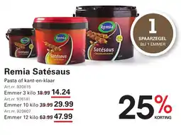 Sligro Remia Satésaus aanbieding