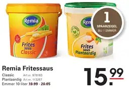 Sligro Remia Fritessaus aanbieding