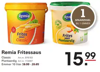 Sligro Remia Fritessaus aanbieding