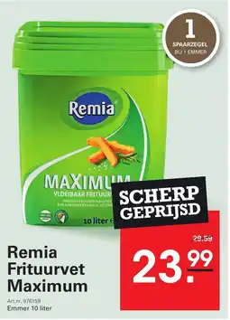 Sligro Remia Frituurvet Maximum aanbieding