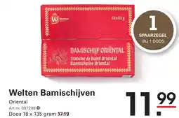 Sligro Welten Bamischijven aanbieding