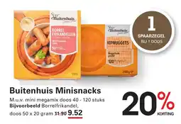Sligro Buitenhuis Minisnacks aanbieding