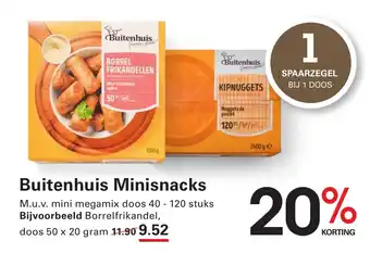 Sligro Buitenhuis Minisnacks aanbieding