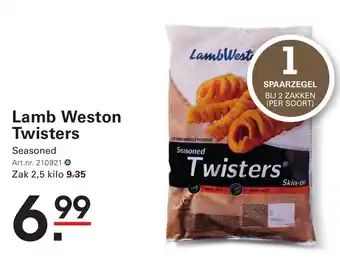 Sligro Lamb Weston Twisters aanbieding