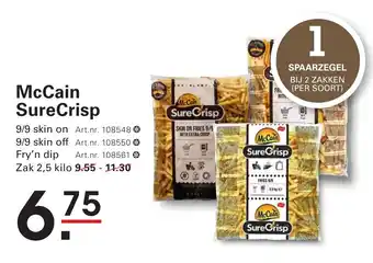 Sligro McCain SureCrisp aanbieding