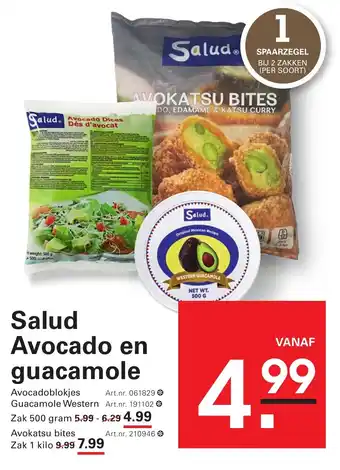 Sligro Salud Avocado en guacamole aanbieding