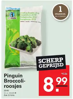 Sligro Pinguïn Broccoli roosjes aanbieding