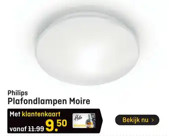 Hubo Philips Plafondlampen Moire aanbieding