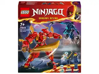 Lidl LEGO NINJAGO 71808 Kai's elementaire vuurmecha aanbieding