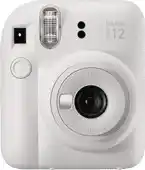Amazon instax Fujifilm mini 12 instant mini camera, Clay White aanbieding