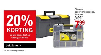 Karwei Stanley assortimentsdoos, 14-vaks aanbieding