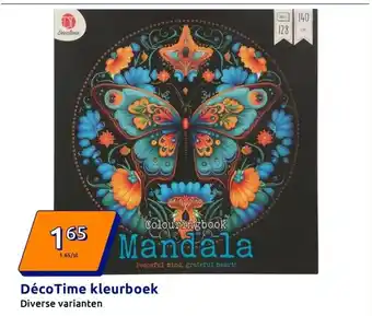 Action DécoTime kleurboek aanbieding