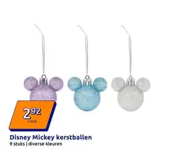 Action Disney Mickey kerstballen aanbieding
