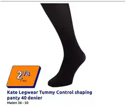 Action Kate Legwear Tummy Control shaping panty 40 denier aanbieding