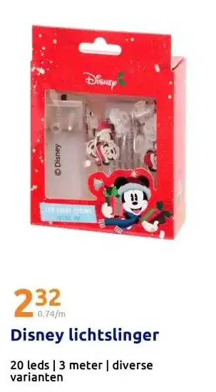 Action Disney lichtslinger aanbieding