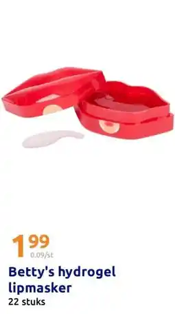 Action Betty's hydrogel lipmasker aanbieding