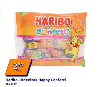 Action Haribo uitdeelzak Happy Confetti aanbieding