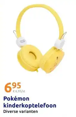 Action Pokémon kinderkoptelefoon aanbieding
