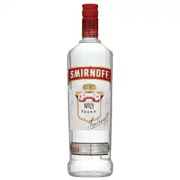 Dirck 3 Smirnoff Red Vodka 100 cl aanbieding