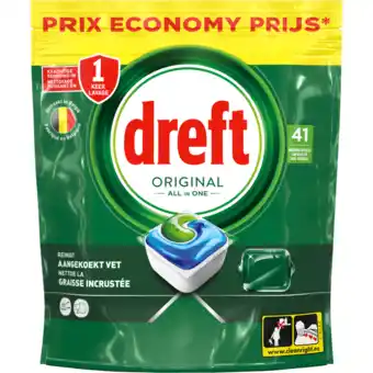 Jumbo Dreft Original All In One Vaatwastabletten, Original, 41 Capsules aanbieding