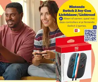Bol.com Nintendo Switch 2 Joy-Con Lichtblauw/Lichtrood aanbieding