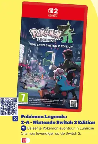 Bol.com Pokémon Legends: Z-A - Nintendo Switch 2 Edition aanbieding