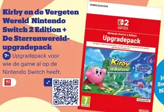 Bol.com Kirby en de Vergeten Wereld Nintendo Switch 2 Edition + De Sterrenwereld- upgradepack aanbieding