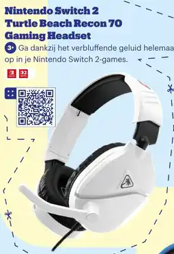Bol.com Nintendo Switch 2 Turtle Beach Recon 70 Gaming Headset aanbieding