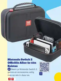 Bol.com Nintendo Switch 2 Officiële Alles-in-één Reistas aanbieding